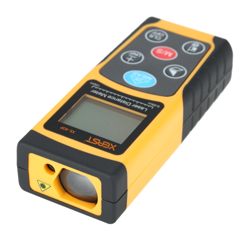 XEAST Laser Distance Meter 100 m Portatif Laser Distance Mètre Haute Précision Range Finder Zone Volume bande Mesure Données Rétroéclairage