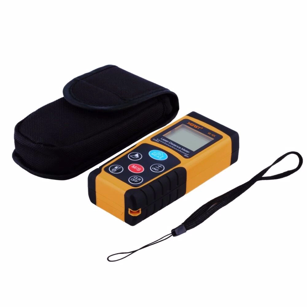 XEAST Laser Distance Meter 100 m Portatif Laser Distance Mètre Haute Précision Range Finder Zone Volume bande Mesure Données Rétroéclairage