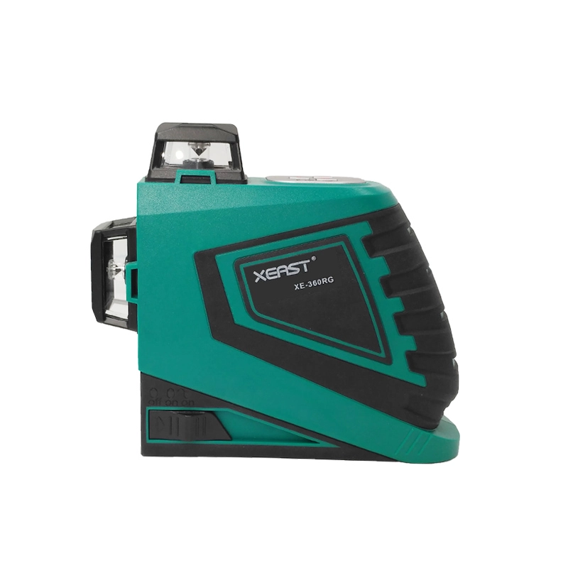 XEAST المستوى المهني 12 خطوط 3D الليزر المستوى الذاتي الإستواء 360 مستوى الليزر الأخضر شعاع خط 532nm ، 30 ميجا واط