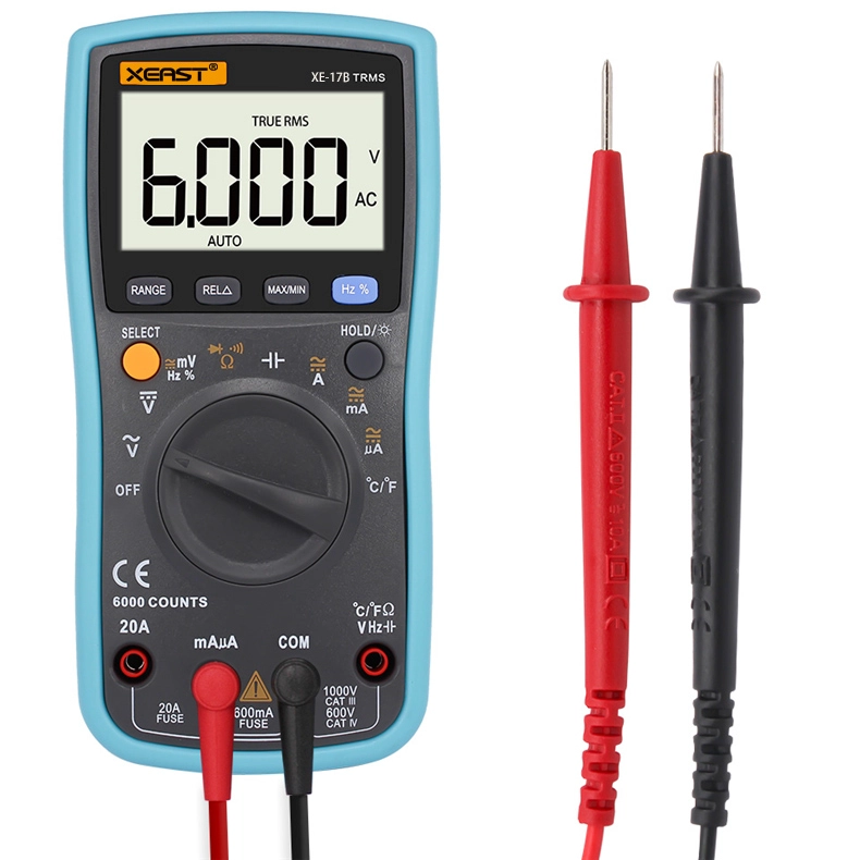 XEAST XE-17B 6000 counts backlight TRMS digital Multimeter