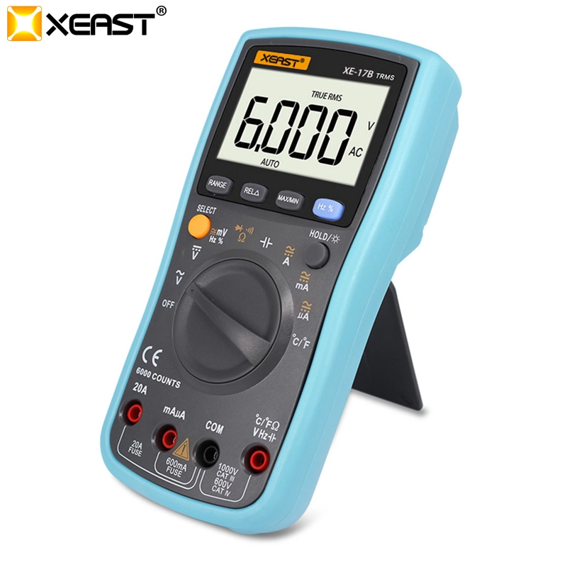 XEAST XE-17B 6000 counts backlight TRMS digital Multimeter