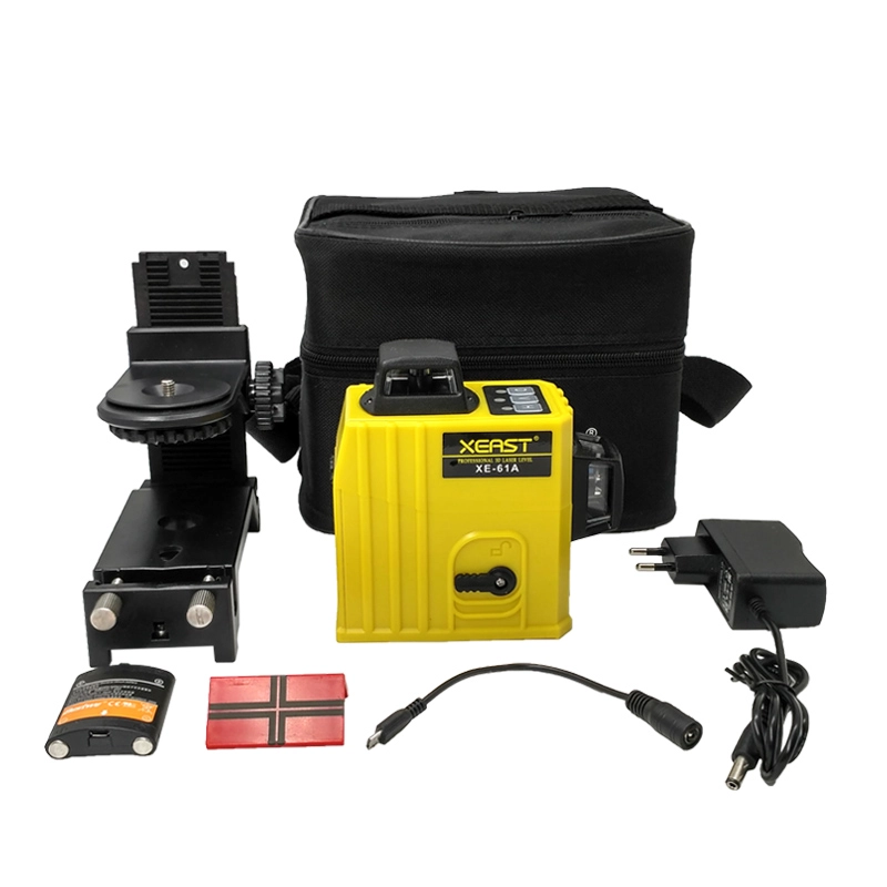 XEAST XE-61A 12 Lines 3D Laser Level Self-Leveling 360 Horizontal And Vertical Cross Super Powerful Red Laser China factory