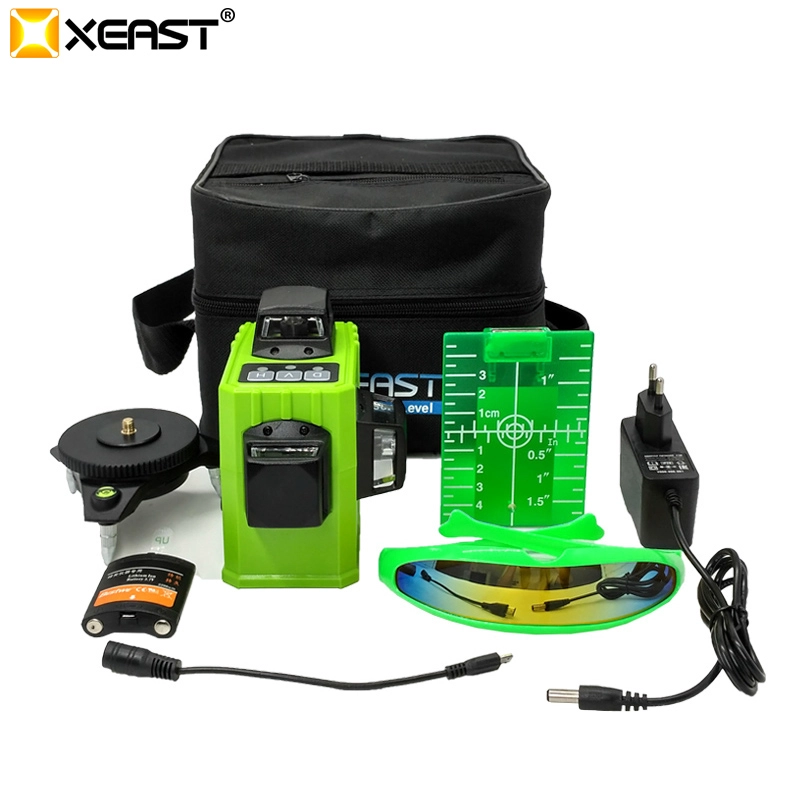 XEAST XE-61A 12 line laser level 360 Self-leveling Cross Line 3D Laser Level Green mode1