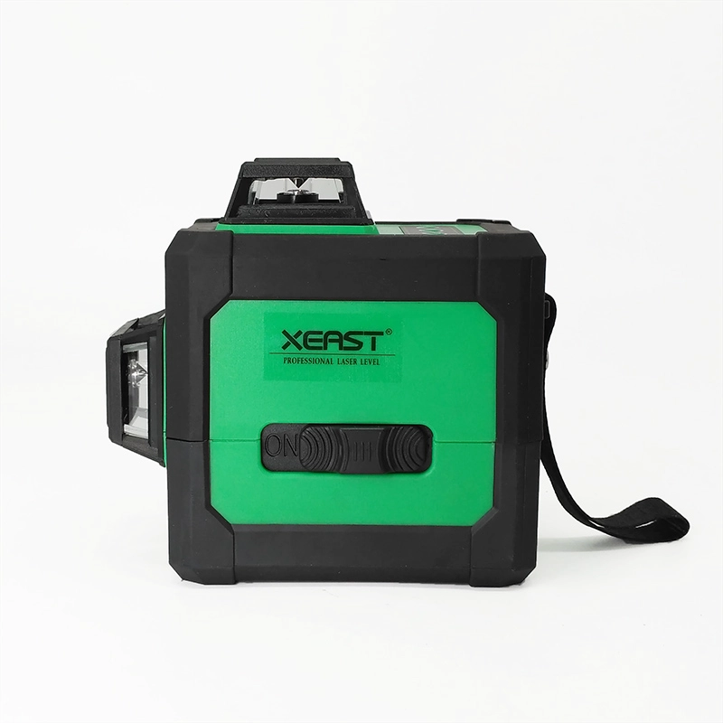 XEAST XE-66D 12 خطوط مستويات الليزر الأخضر الذاتي الإستواء 360 خط أفقي وعامودي الصليب سوبر قوية الأخضر الليزر شعاع