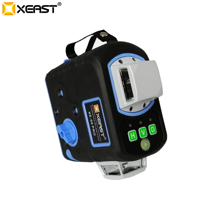 XEAST XE-68 PRO 3D Laser Levels 12 Lines Cross Level Self Leveling Outdoor 360 Rotary green Laser with Magnetic ladder bracket