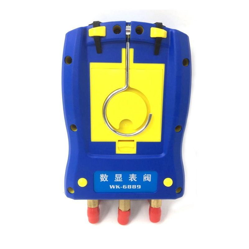 Xeast 2019 new arrive Electronic Fluoride Meter Digital Display Refrigeration Manifolds Pressure Vacuum Gauge