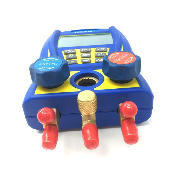 Xeast 2019 new arrive Electronic Fluoride Meter Digital Display Refrigeration Manifolds Pressure Vacuum Gauge