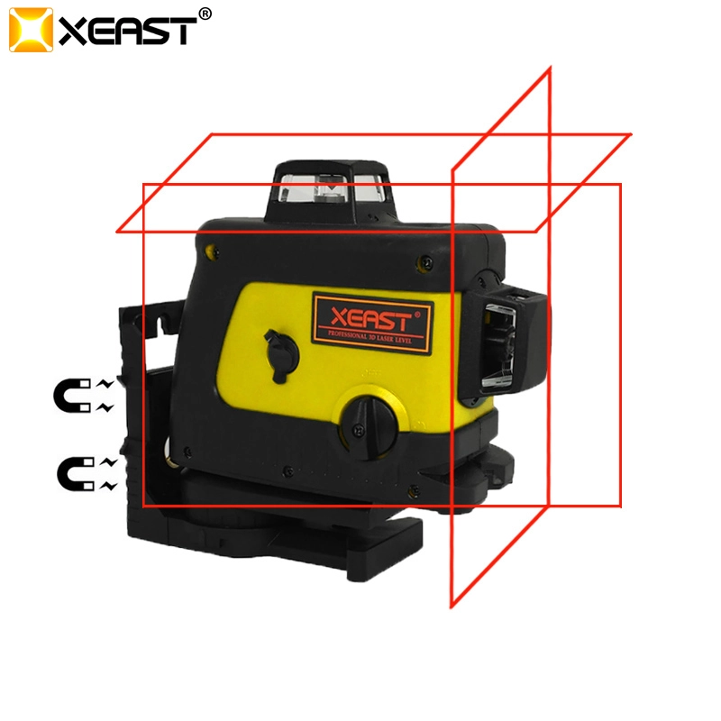 Xeast XE-70R 3D 360, niveau ligne laser, niveau extérieur, auto-nivellement, anti-reflet, niveau extérieur, nouveauté