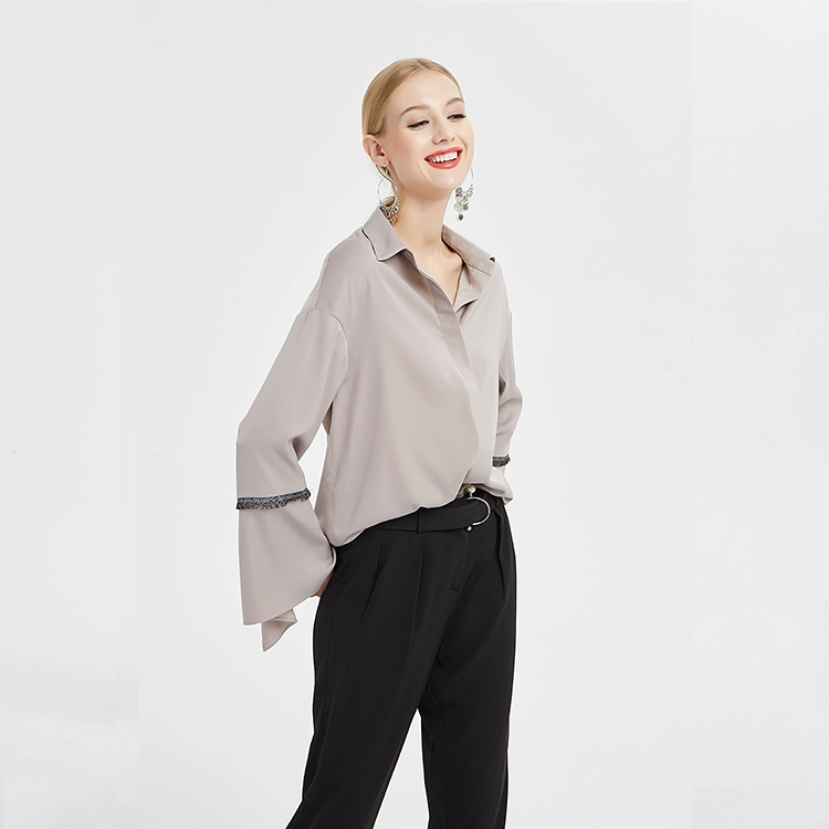 lady fashionable lady blouse,Chinese blouse manufacturer