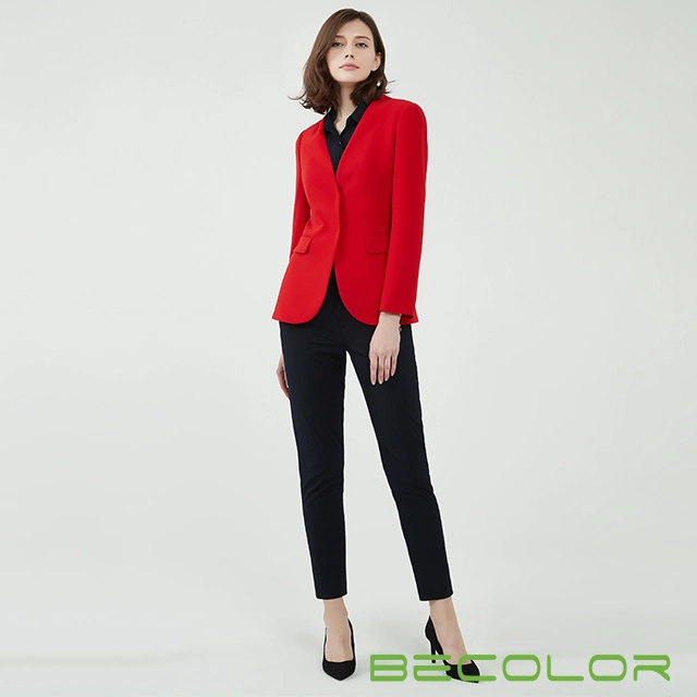Collarless Women Suit China Manufacturer
