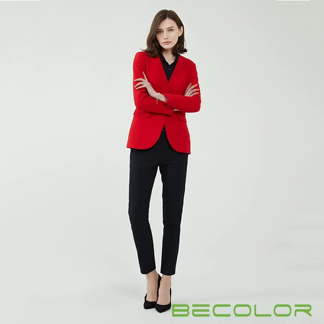 Collarless Women Suit China Manufacturer