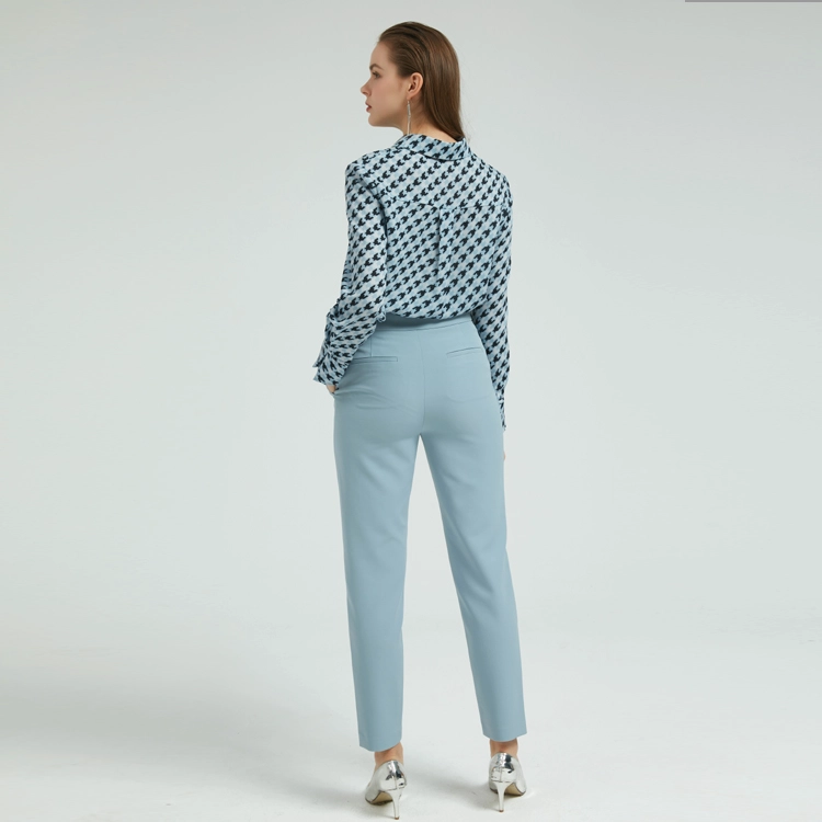 Dames bedrukte blouse