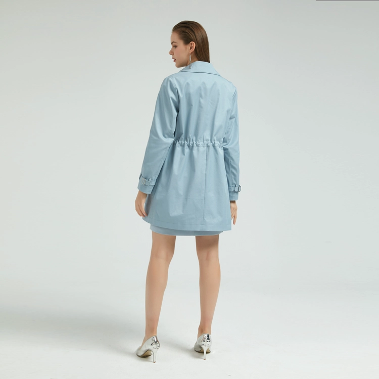 Γυναίκες Casual Blue Coat Κίνα Εργοστάσιο