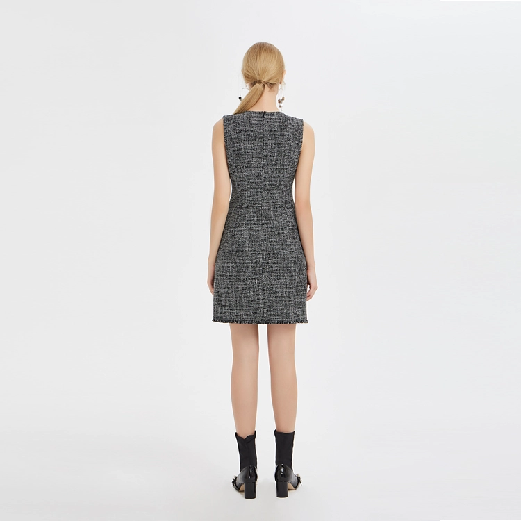 Robe sans manches en laine Slim ODM Chine