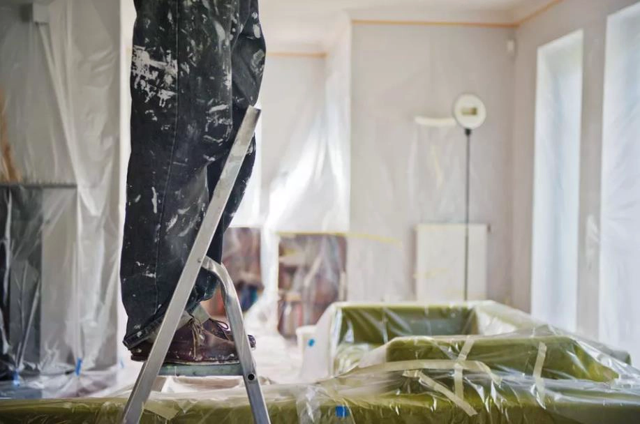 plastic dust sheet