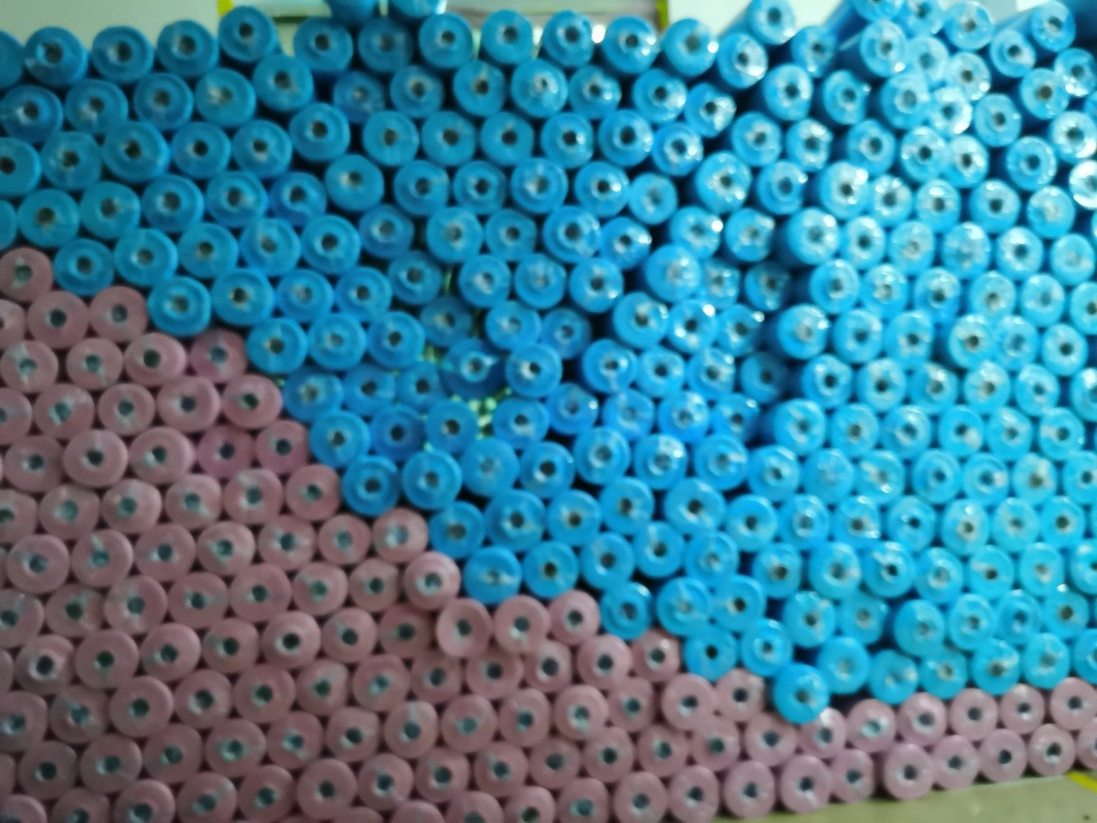 blue bed cover