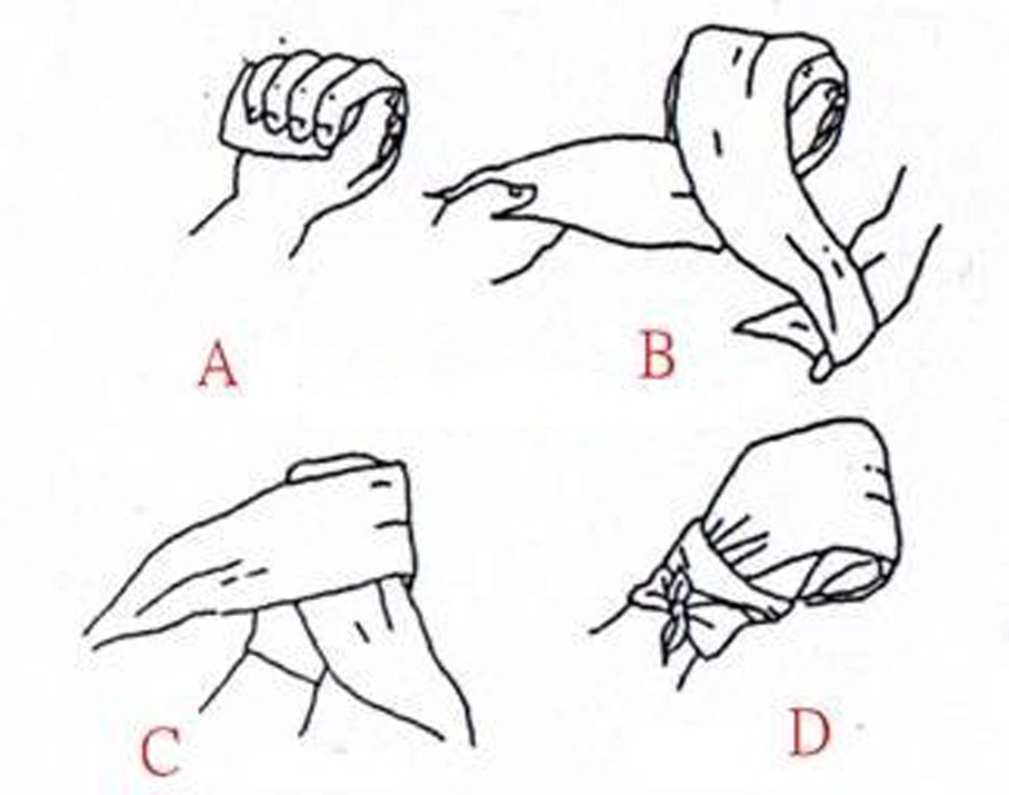 Non-woven triangular bandage