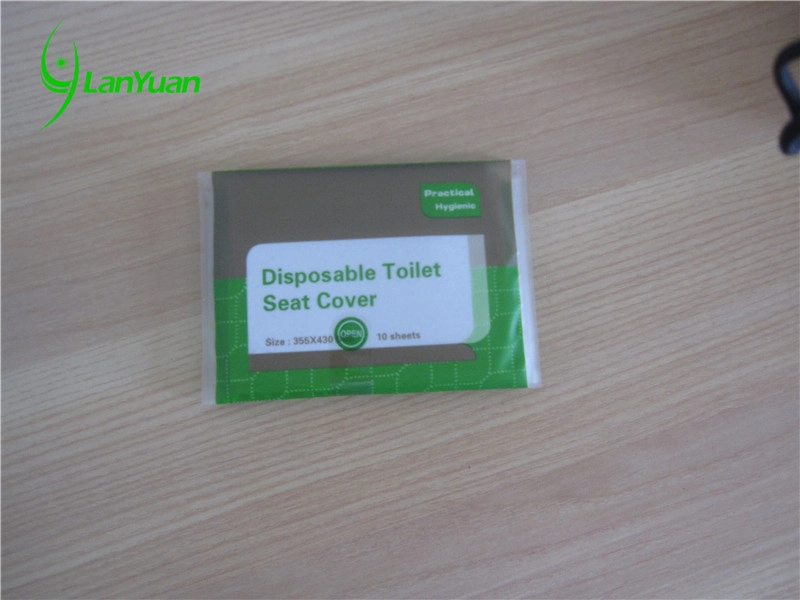 10pc-pack portable disposable paper toilet seat cover