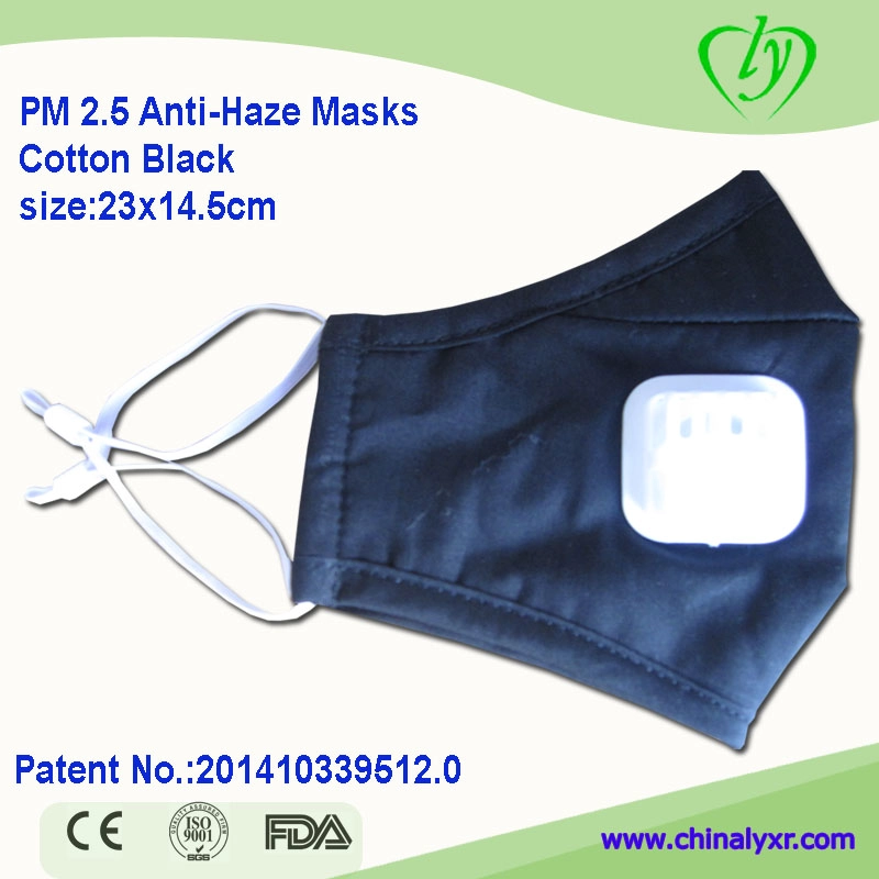 Black Reusable Anti-pollution Cotton Mask