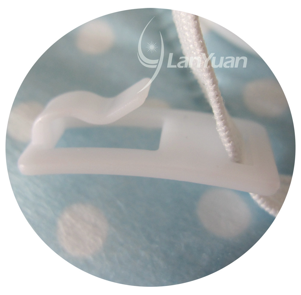 Blue Nonwoven Face Mask with White Dots Pattern and Valve