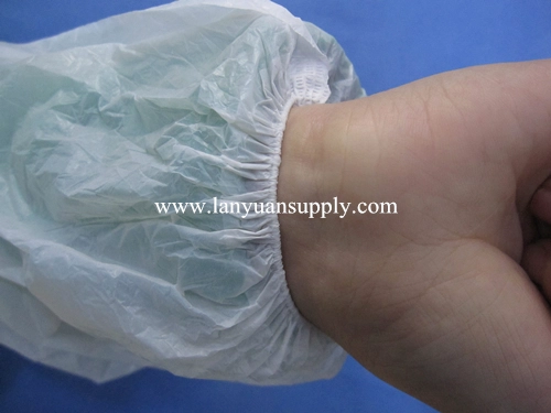 Cheap Disposable PE Sleeve Cover in White Color
