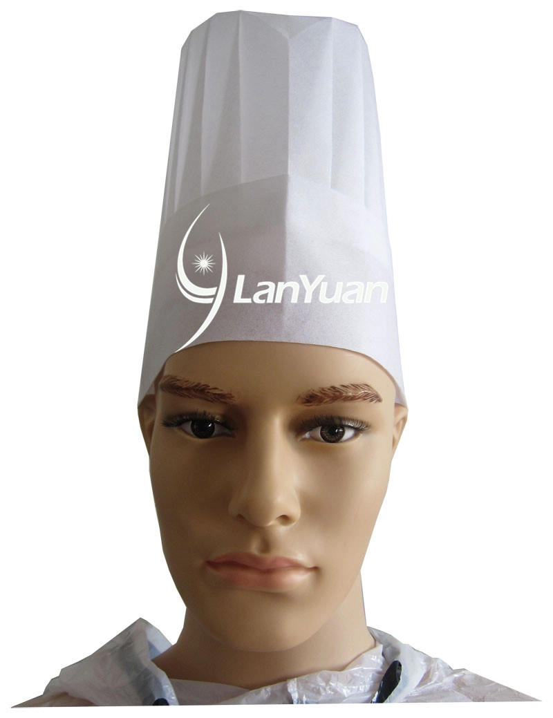 Disposable Nonwoven Middlle-round Chef Cap