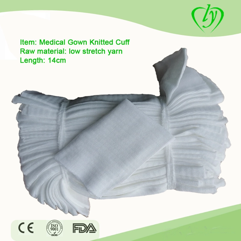 Robes chirurgicales jetables Robe de manchette Robe d'isolation Gîte
