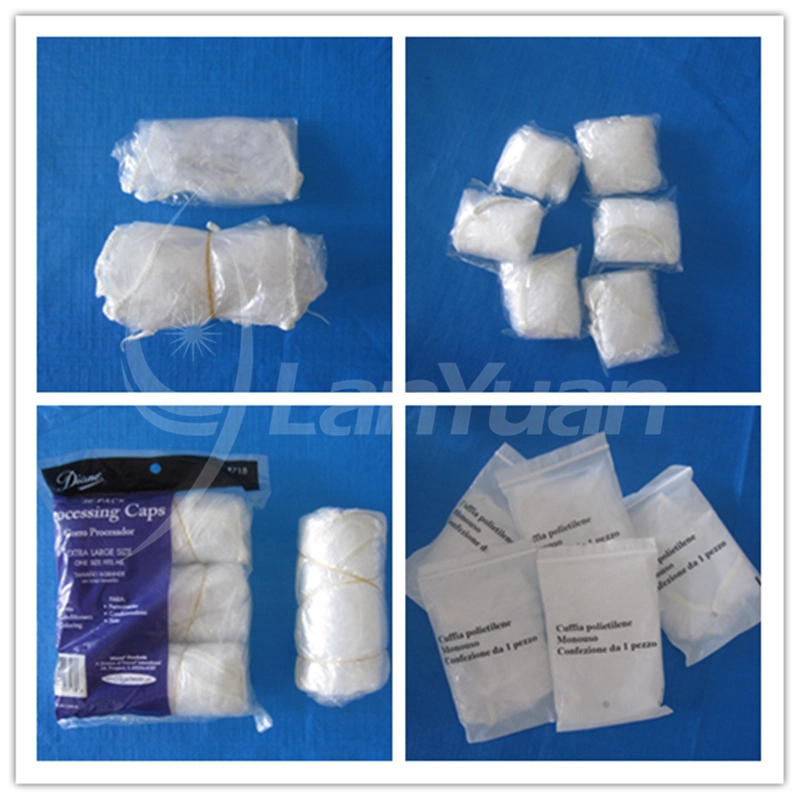 Disposable Transparent PE Shower Bonnet in Single-Package