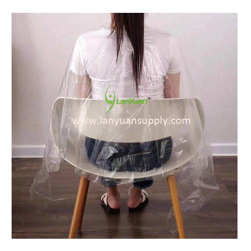 Disposable salon capes