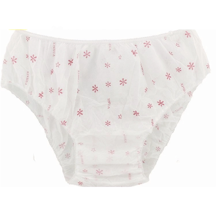 Disposable underwear at different sizes