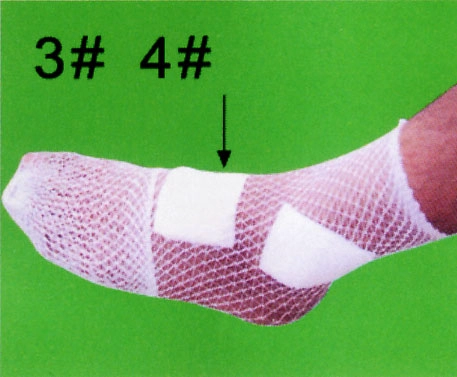 Elastic Net Bandage Used for Knee