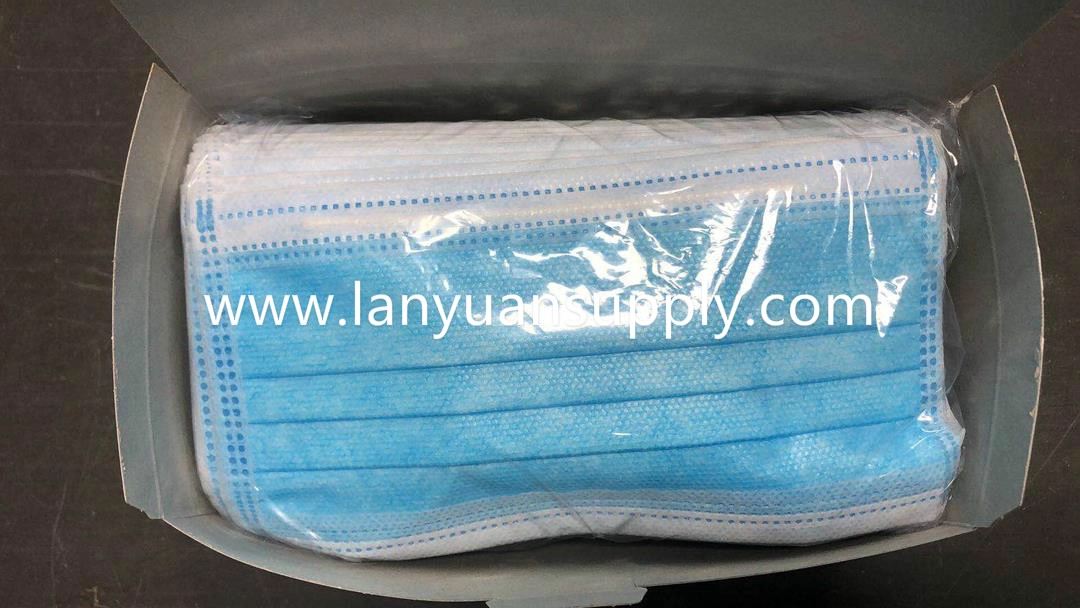 Face mask 3 ply earloop