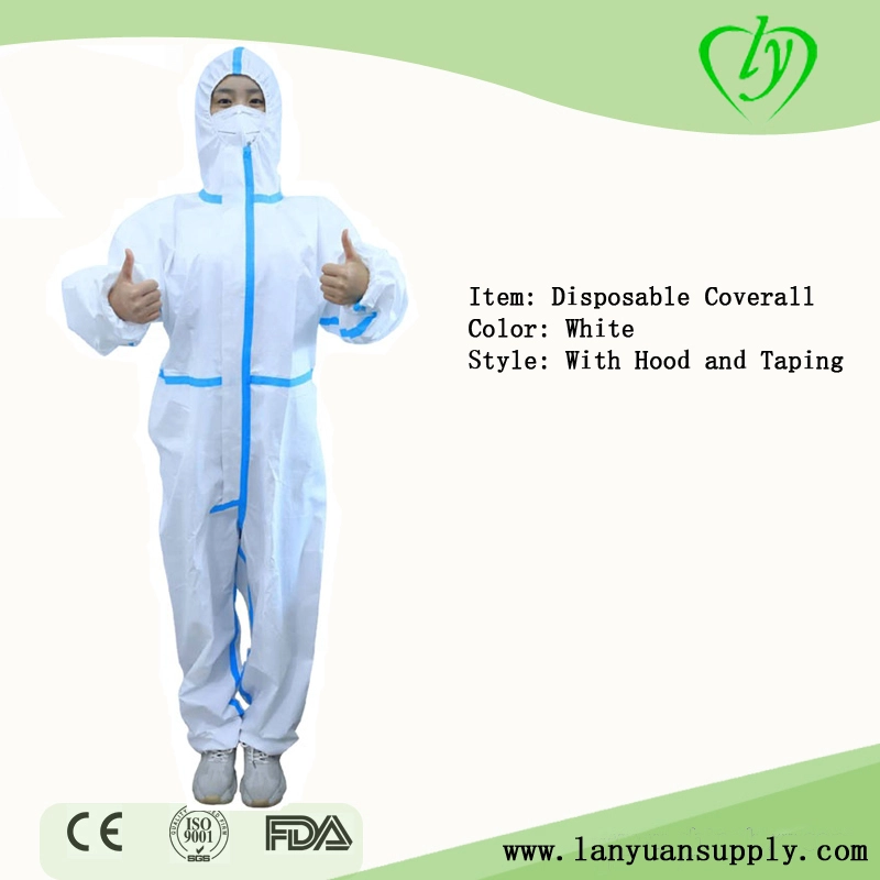 Factory Wholesale Protection Overalls Disposable Coverall Work Clothes