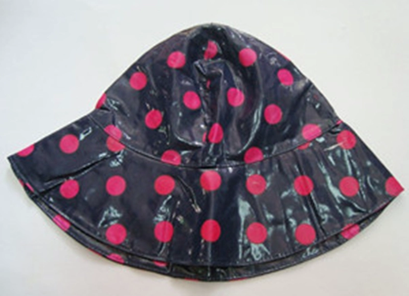 Mode PVC Black Rain Bonnet Utilisé en randonnée pédestre, VTT, etc.