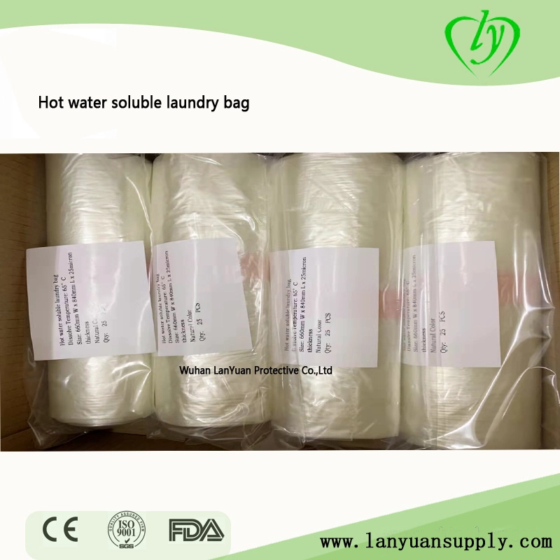 Sac à linge soluble à eau chaude chaude