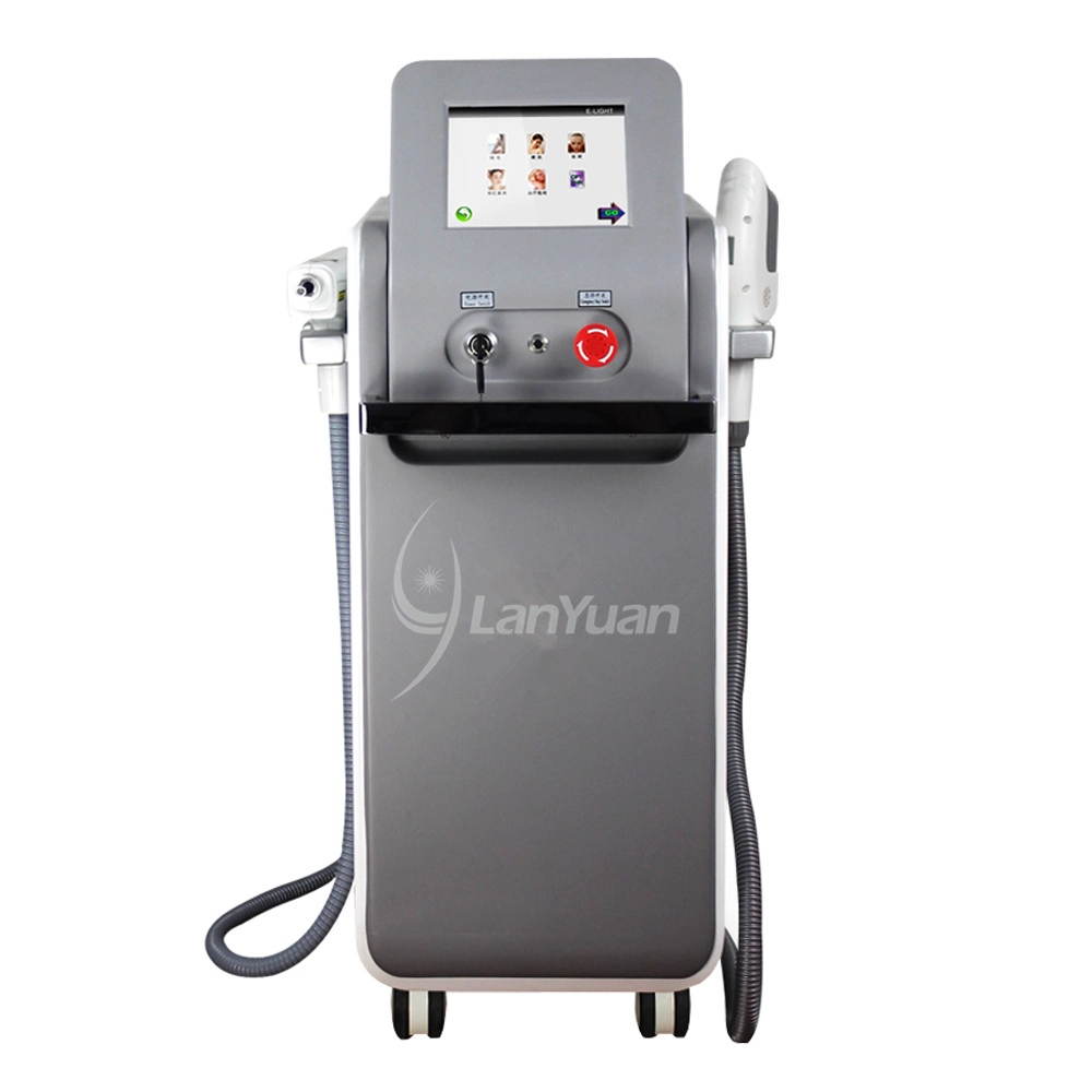 IPL وND YAG ليزر الجلد تحسين متعددة الوظائف معدات التجميل
