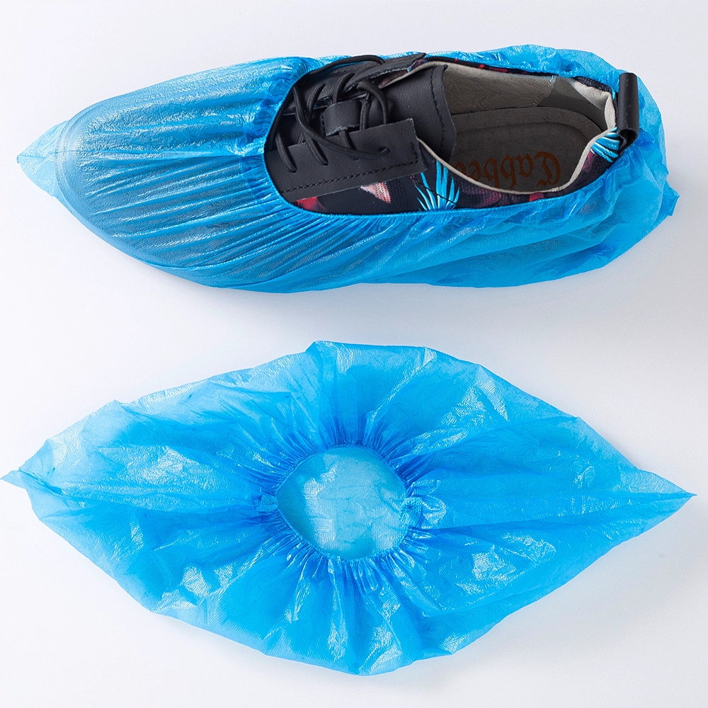 LY Blue Disposable PE Shoe Cover