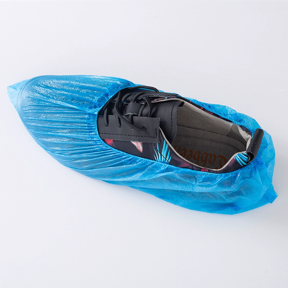 LY Blue Disposable PE Shoe Cover