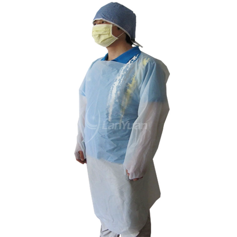 Long Sleeve Waterproof CPE Gown