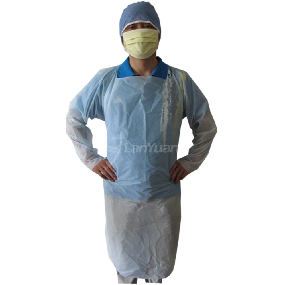 Long Sleeve Waterproof CPE Gown