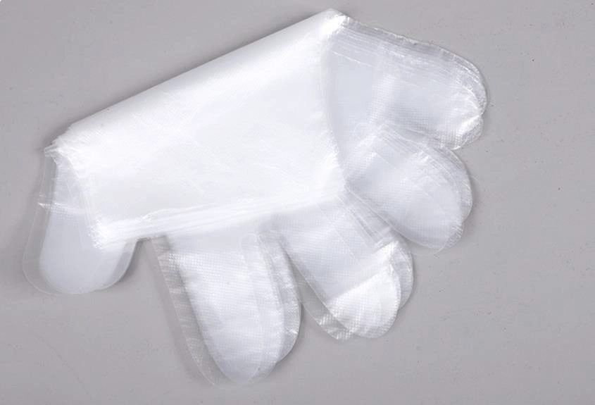 Ly Einweg-PE-Handschuhe in Weiß für die Lebensmittelindustrie