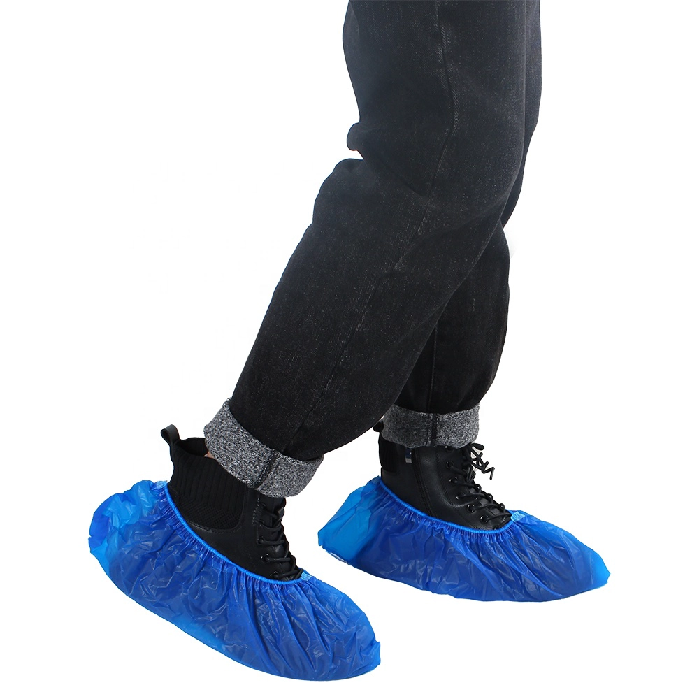 Ly Overshoes Waterproof Wholesale Plastic Anti-Slip Disposable PE Shoe Cover