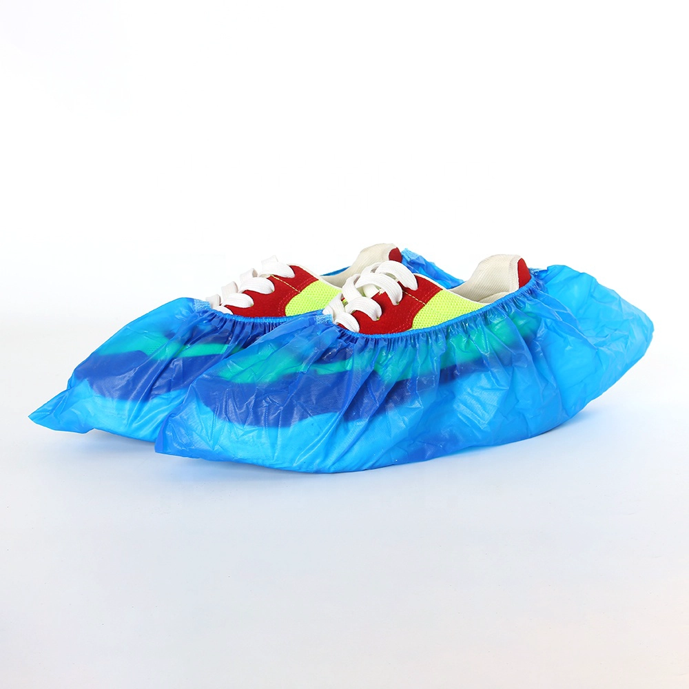 Ly Overshoes Waterproof Wholesale Plastic Anti-Slip Disposable PE Shoe Cover