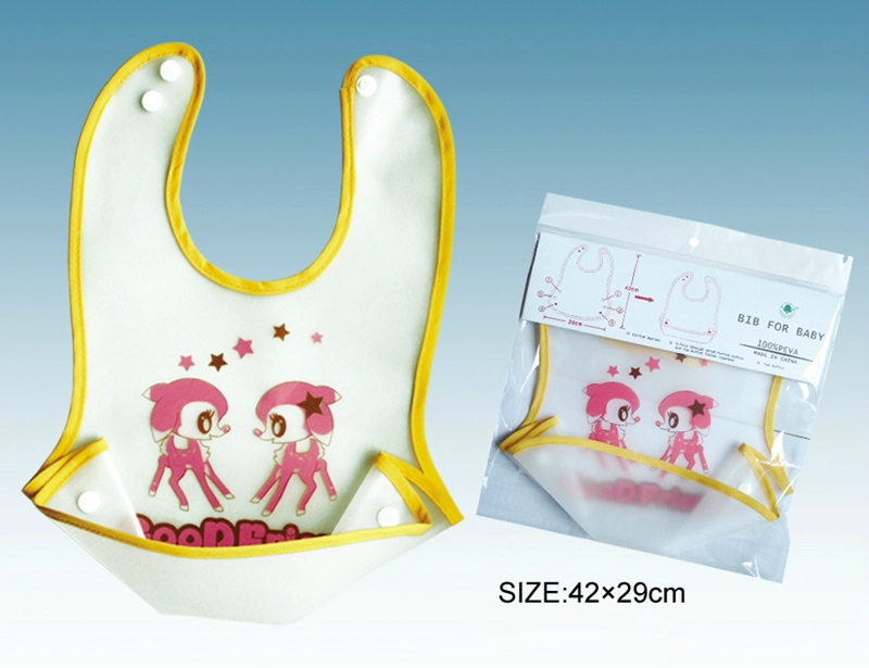Neck Tightness Can Be Adjusted Plastic Bib for Baby