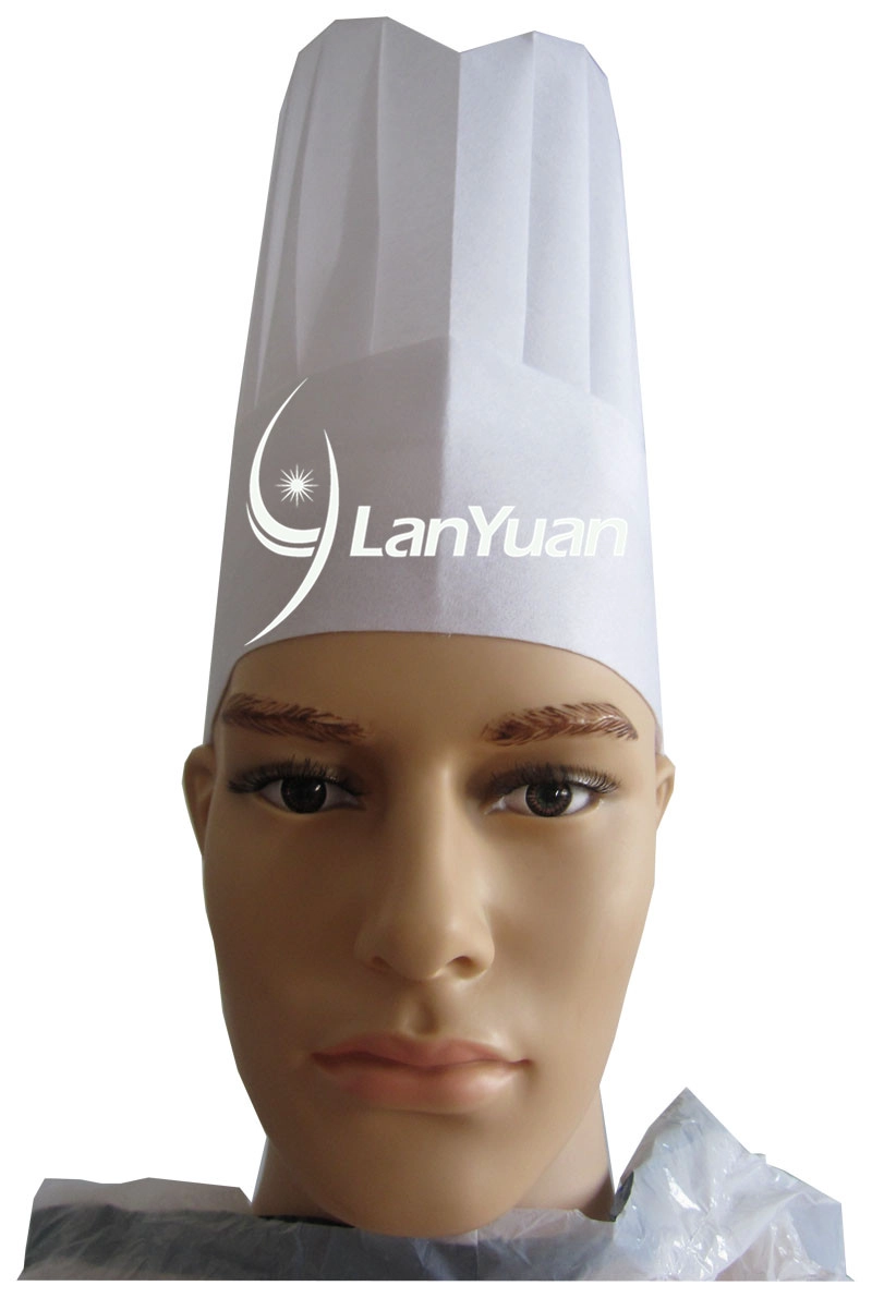Nonwoven Middlle-round Chef Cap