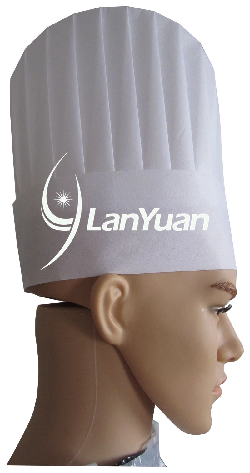 Nonwoven Middlle-round Chef Cap