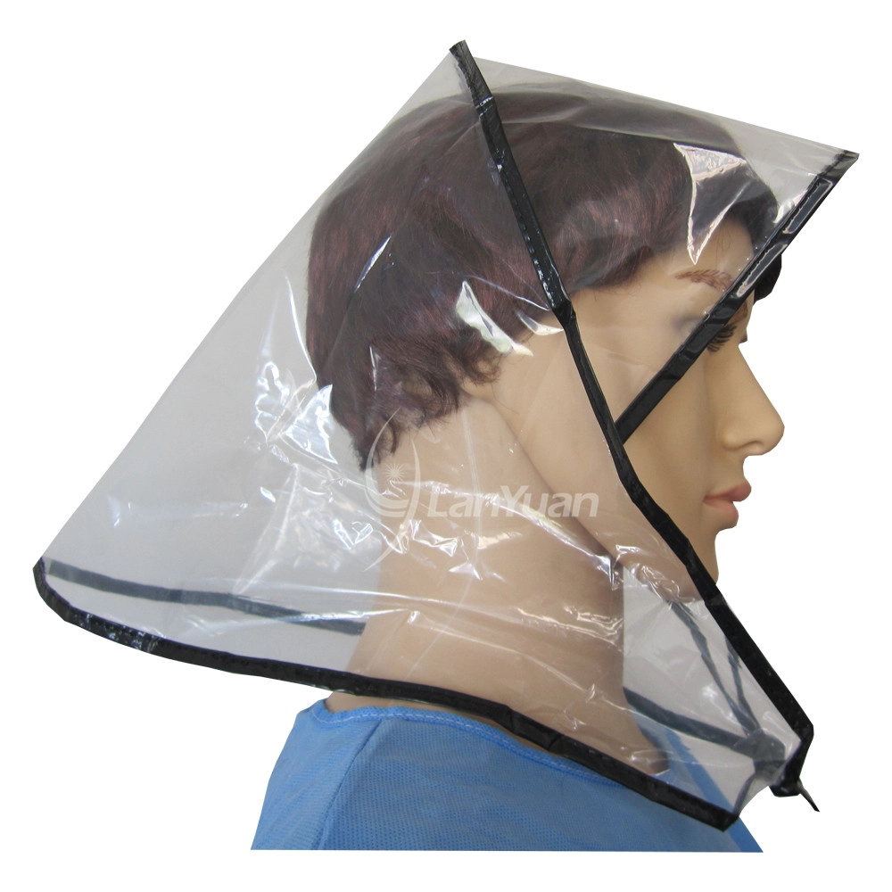 PE pluie Bonnet avec Noir Paquet Bord