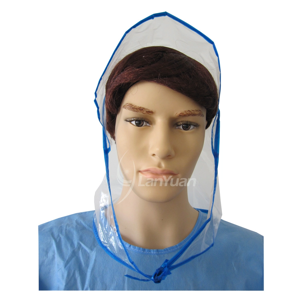 Manufacturer PE Rain Bonnet with Blue Package Edge