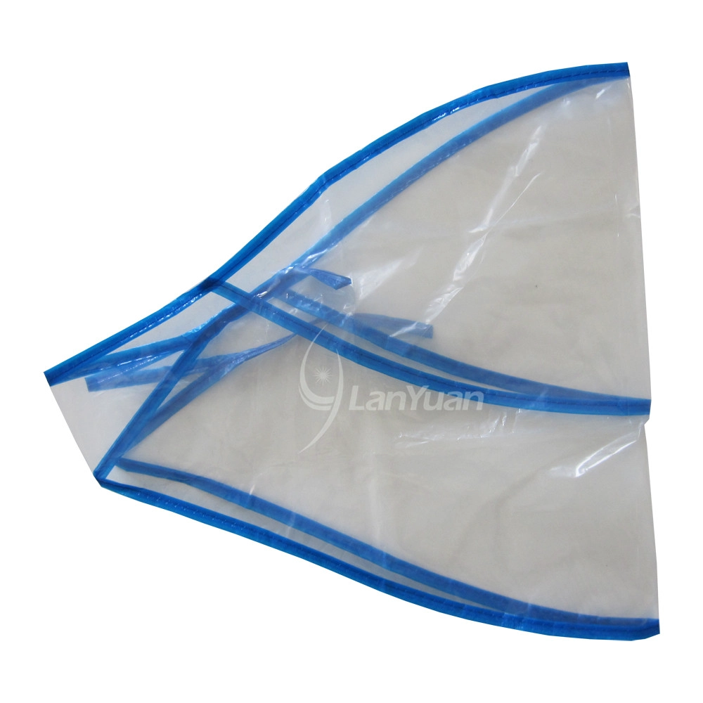 Manufacturer PE Rain Bonnet with Blue Package Edge