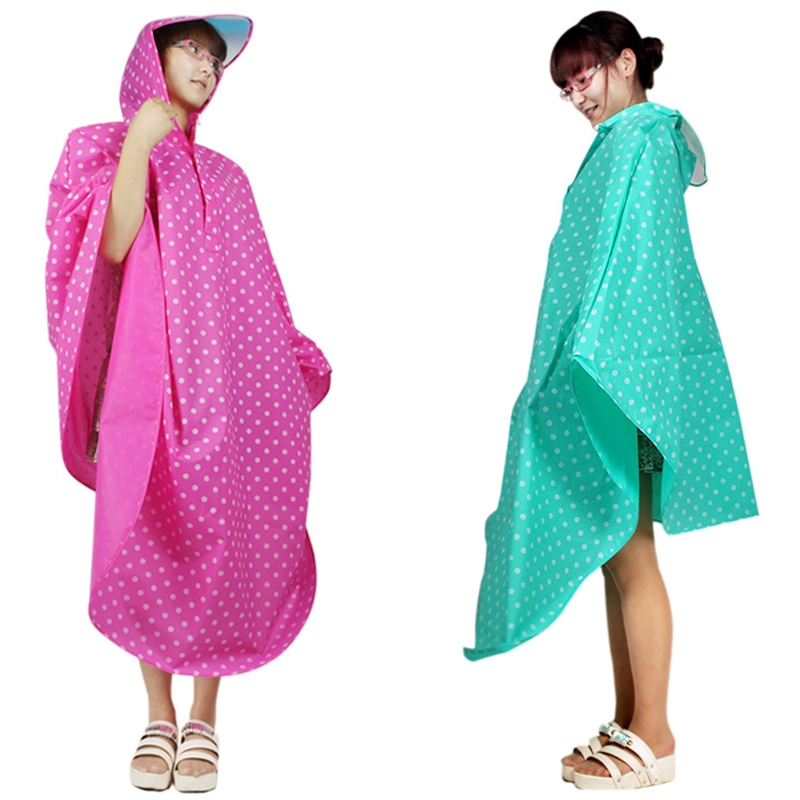 Poncho with a Wide Brim for Bicycles and Electric Vehicles